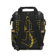 Load image into Gallery viewer, Black Multifunctional Backpack
