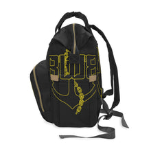 Load image into Gallery viewer, Black Multifunctional Backpack
