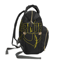 Load image into Gallery viewer, Black Multifunctional Backpack
