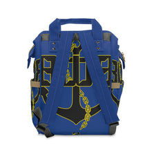 Load image into Gallery viewer, Blue Multifunctional Backpack

