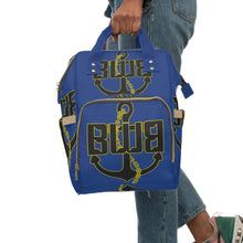 Load image into Gallery viewer, Blue Multifunctional Backpack
