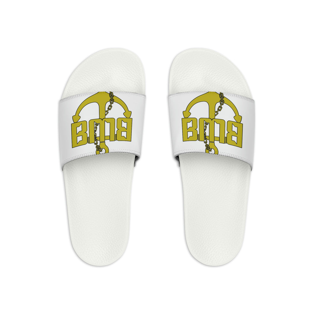 Men's Slide Sandals White WC Edition