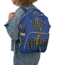 Load image into Gallery viewer, Blue Multifunctional Backpack

